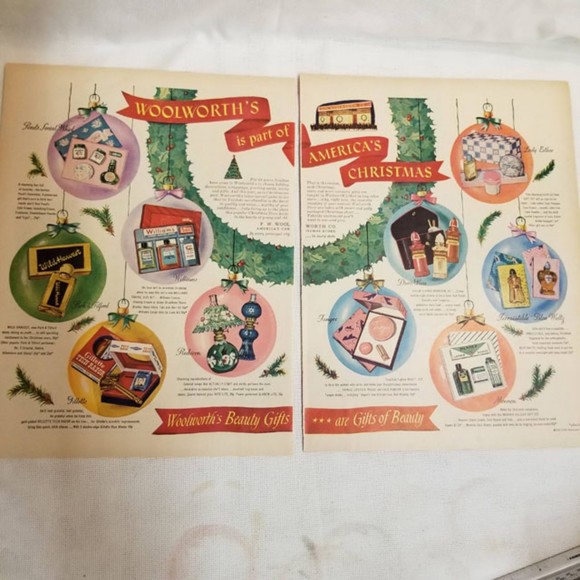 Original 1947 2 page Woolworth's ad - Picture 2 of 5